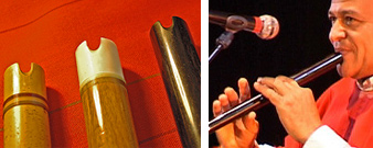 Flutes des Andes. Domingo FONTANA flutiste soliste de LOS KOYAS.